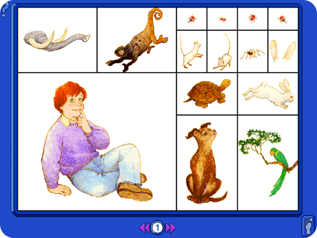 Beginning Reading K-1 On-Track Software Series 2 (Windows Download) creates word-picture associations.