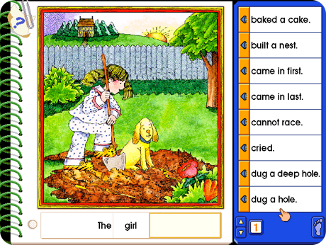 Two separate stories are featured in Beginning Reading 1-2 On-Track Software Series 1 (Windows Download).