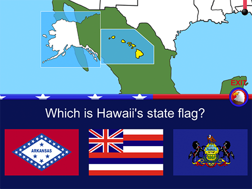 State of Confusion (Windows Download) shows the flag for each state.