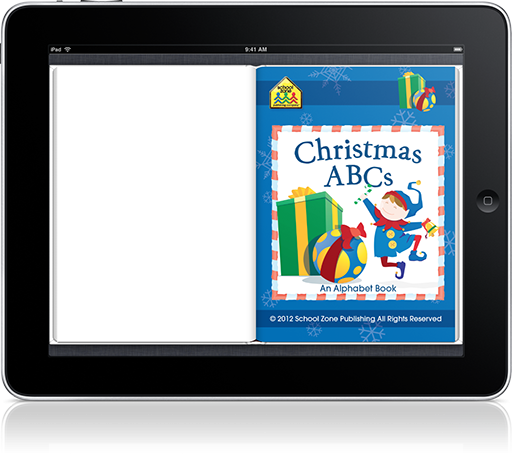 Christmas ABCs Interactive Read-along (iOS eBook) brings the joy of the season to ABCs.