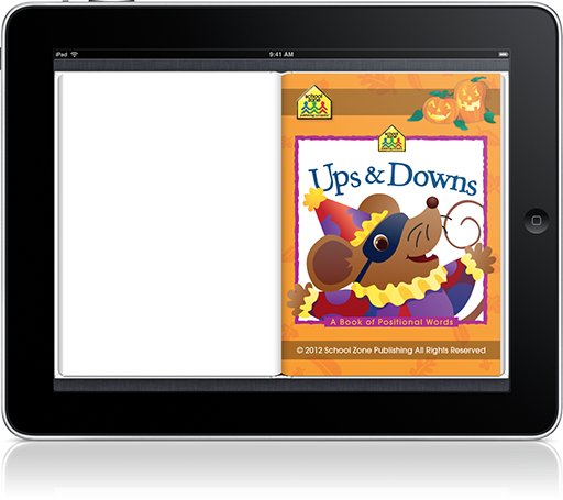 Ups & Downs Interactive Read-along (iOS eBook) will give your little goblin thrills and chills with prepositions..