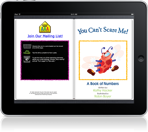 You Can't Scare Me Interactive Read-along (iOS eBook) is one playful selection from the Start to Read! series.