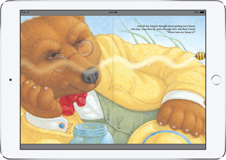 Bumble Bear hatches yet another not-so-clever, go-nowhere scheme in The Beeginning (iOS eBook).