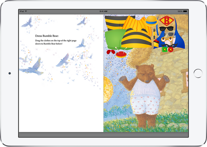 Dress up Bumble Bear in The Beeginning (iOS eBook)!