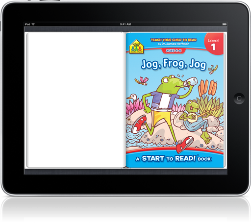 Jog, Frog, Jog Read-along (iOS eBook) is an adorable story for beginning readers.