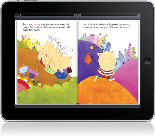 Beginning readers will definitely find A Different Tune Read-along (iOS eBook) intriguing.