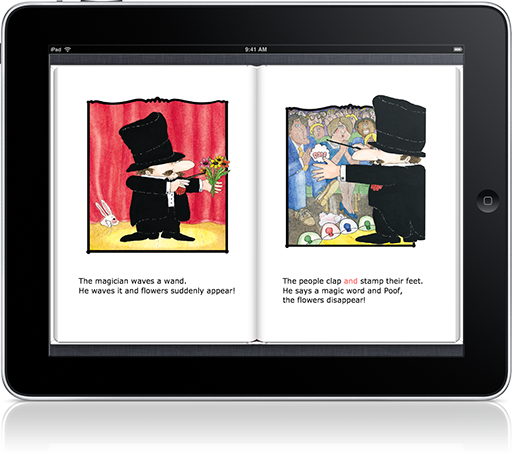 First and second graders will soon be reading It's Magic Read-along (iOS eBook) on their own.
