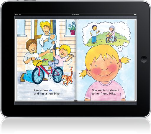 Every child can relate to the themes in The New Bike Read-along (iOS eBook).
