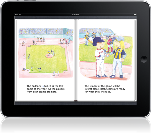 The Last Game Read-along (iOS eBook) will help early readers stay focused and motivated!