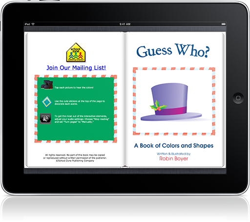 Kids will delight at the seasonally-themed Guess Who? Interactive Read-along (iOS eBook).