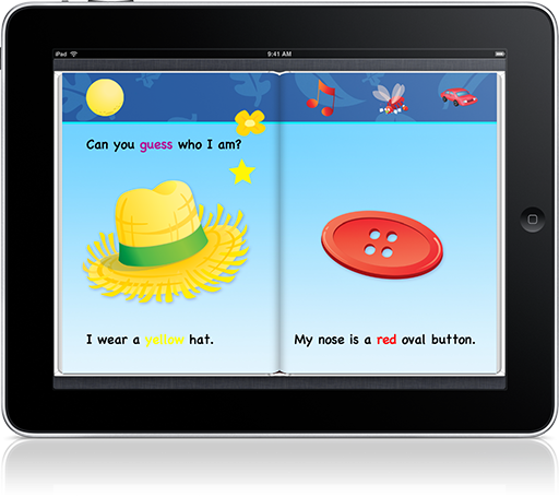 Guess Who? Interactive Read-along (iOS eBook) (Halloween) makes learning colors and shapes fun!