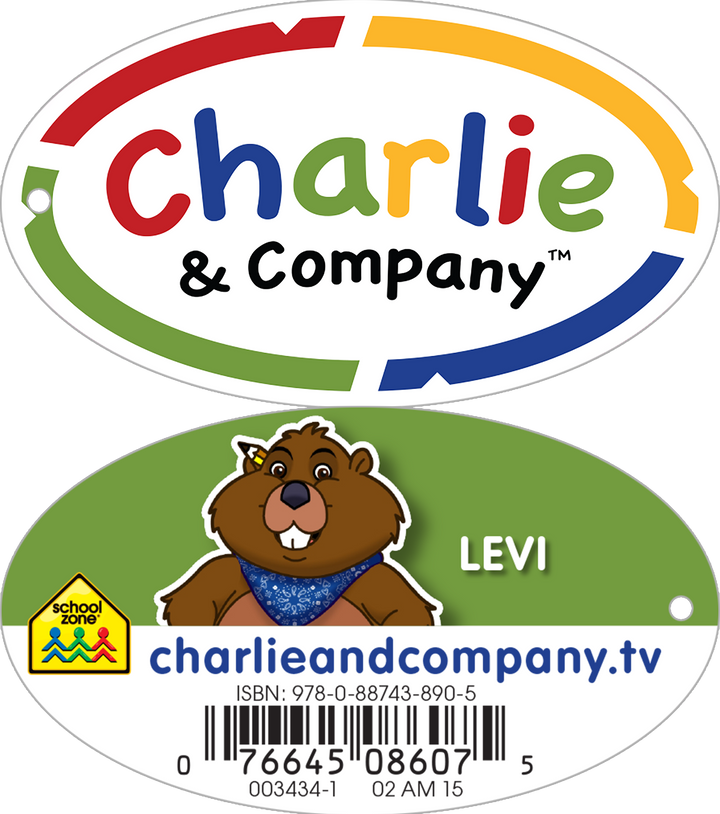 Levi Cottonwood the Beaver 8.5" Plush Toy (Charlie & Company) is one of the cast of characters of the Charlie & Company video series.