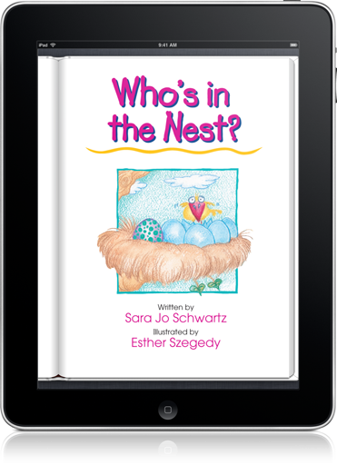 Watch a charming tale unfold in Who's in the Nest? (iOS eBook).