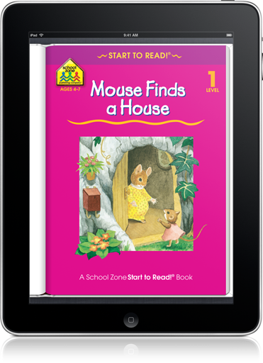 Mouse Finds a House (iOS eBook) is a charming learn-to-read story.