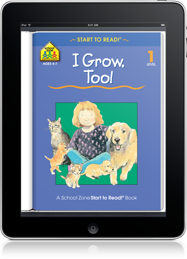 I Grow, Too! (iOS eBook) is a relatable tale for young readers.