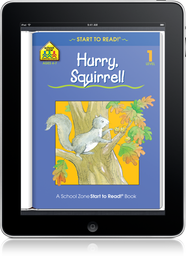 Hurry, Squirrel! (iOS eBook) is a charming selection from the Start to Read! series.