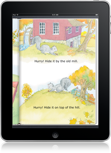 Begin a lifetime reading adventure with Hurry, Squirrel! (iOS eBook).