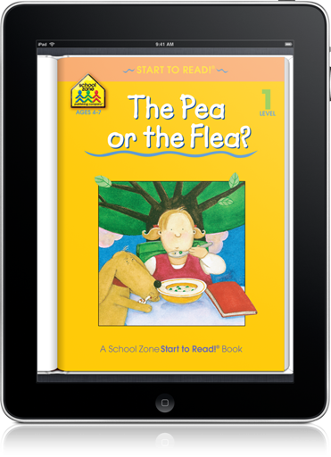 The Pea or the Flea? (iOS eBook) is an adorable selection from the Start to Read! series.