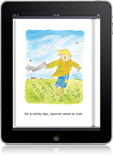 Scarecrow's Friends (iOS eBook) will introduce 9-50 new vocabulary words.