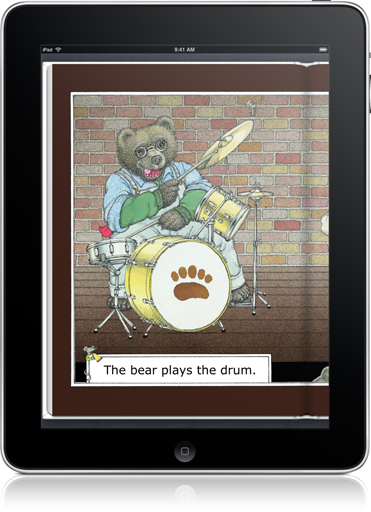 Your child will learn to enjoy reading with this story of The Gum on the Drum (iOS eBook).