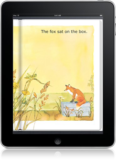 Rhyming words in The Fox on the Box (iOS eBook) will definitely help teach and reinforce essential early reading skills.
