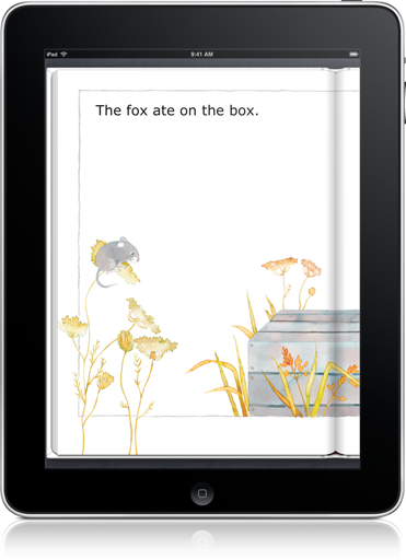 Watch your child's vocabulary expand with The Fox on the Box (iOS eBook).