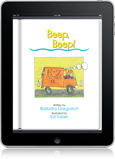 Beep, Beep! (iOS eBook) is just one offering from School Zone's Start to Read! series.
