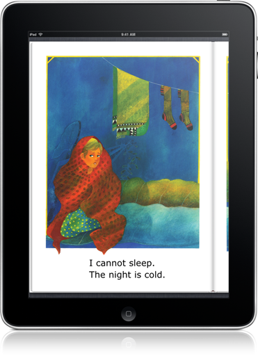 Good Night (iOS eBook) introduces 50-70 new vocabulary words.