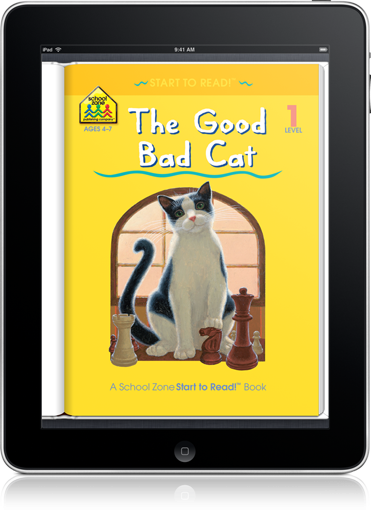 The Good Bad Cat (iOS eBook) is a delightful learn-to-read story.
