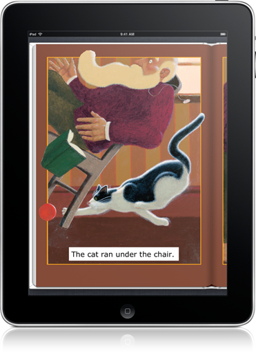 Young readers will smile at the rather mischievous kitty in The Good Bad Cat (iOS eBook).