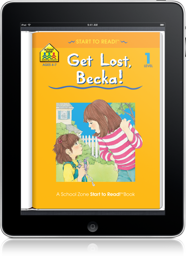 Get Lost Becka! (iOS eBook) is a charming book for beginning readers.
