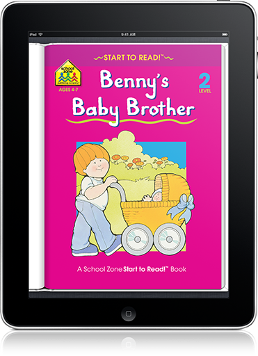 Benny's Baby Brother (iOS eBook) is a delightful learn-to-read book.