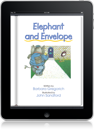 Elephant and Envelope (iOS eBook) is one  selection from the Start to Read series.