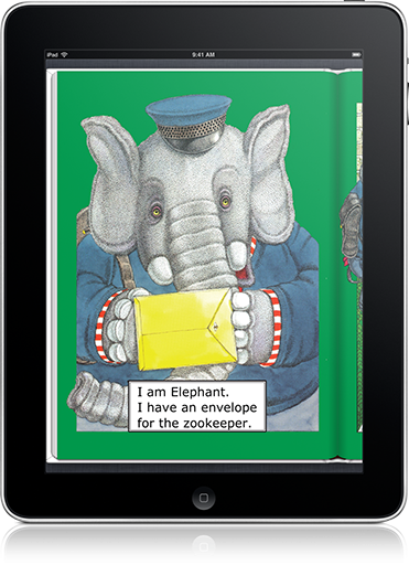 Elephant and Envelope (iOS eBook) will delight brand-new readers!