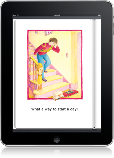 The illustrations in That's Not All! (iOS eBook) contain meaningful clues to help children read.