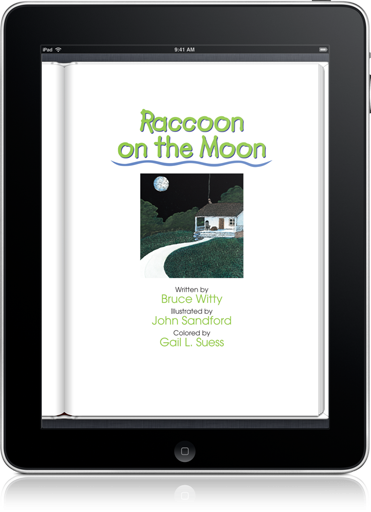 Raccoon on the Moon (iOS eBook) is a most memorable story that will make beginning readers smile.