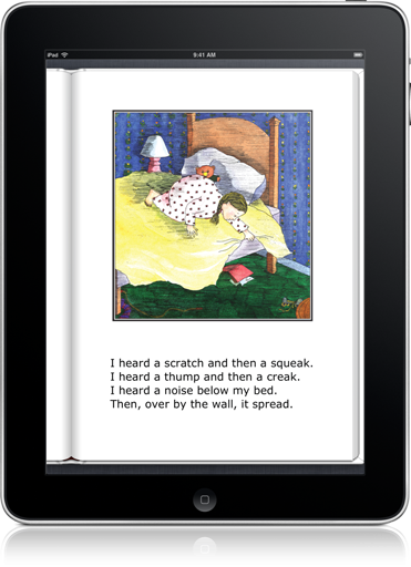 Noise in the Night (iOS eBook) will help kids learn to read as they overcome their fears, too.