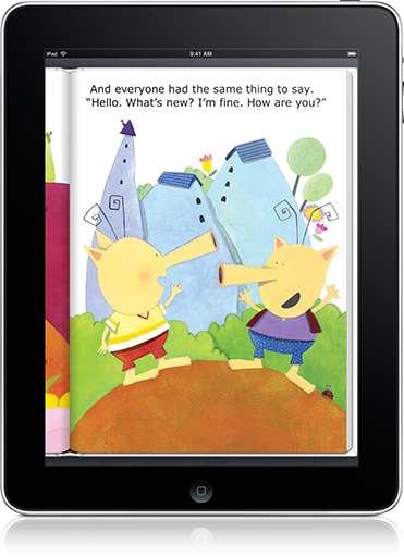 A Different Tune (iOS eBook) uses rhymes to develop and reinforce early language skills.