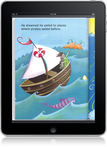 Peter's Dream (iOS eBook) builds imagination and language skills.
