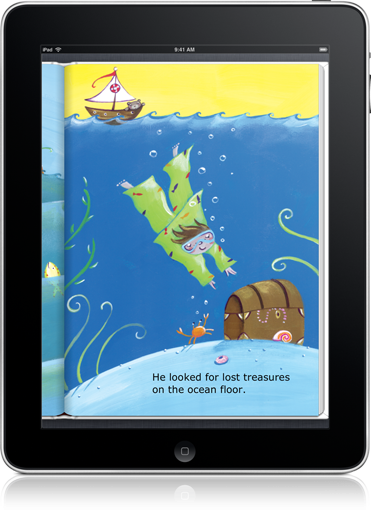 Little ones will surely want to dive right into Peter's Dream (iOS eBook).