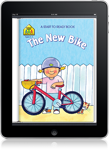 The New Bike (iOS eBook) is an adorable story for beginning readers.