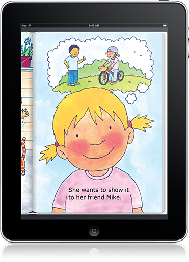 The New Bike (iOS eBook) builds reading comprehension skills.