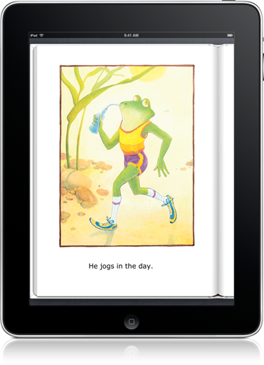 Kids will love the comical story of Jog, Frog, Jog Classic (iOS eBook). 