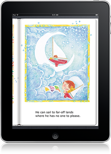 Escaping grown-up rules is the relatable theme of Peter’s Dream Classic Edition (iOS eBook).
