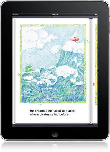 Peter’s Dream Classic Edition (iOS eBook) uses illustrations from an early print of this adorable story.