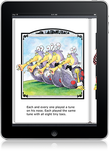 A Different Tune Classic (iOS eBook) uses rhymes to build and reinforce early language skills.