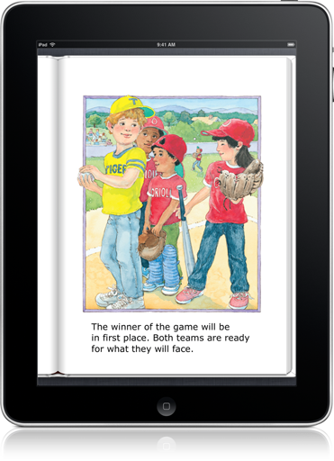 Kids will build reading comprehension skills with The Last Game Classic (iOS eBook).