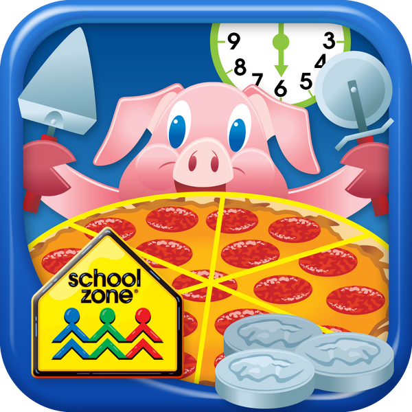 Time, Money & Fractions 1-2 On-Track (iPad App) is a charming, foundational adventure.