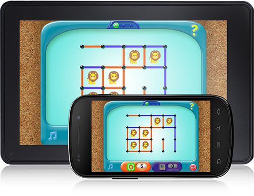 Winning in Square-Off (Android App) strengthens visualization and prediction.