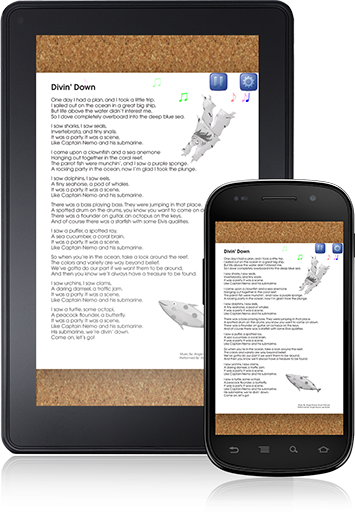 Two story-themed songs are another part of Peter's Dream - Start to Read! UnderCover Book (Android App).